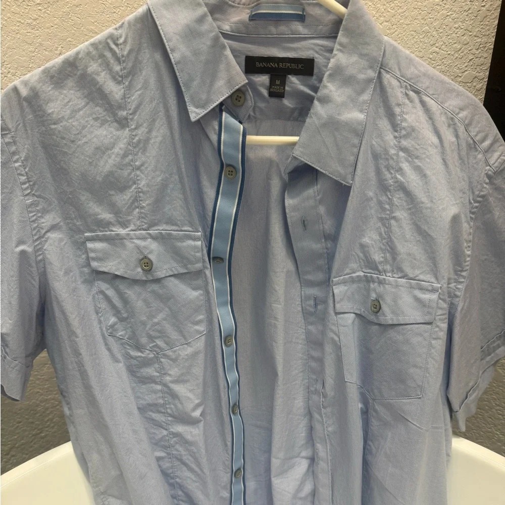 Banana Republic Light Blue Men's Shirt